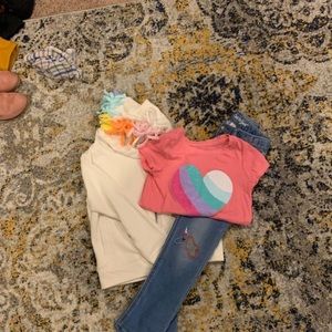 Girls matching set size 5